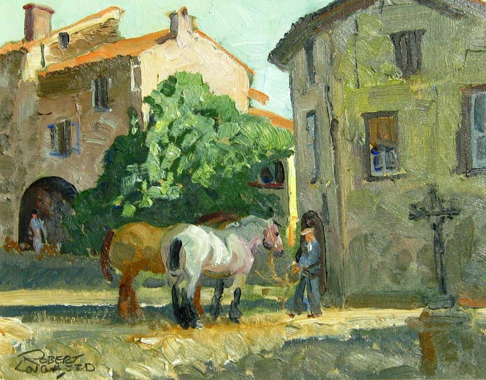 Villaggio di Chanonat, Francia centrale